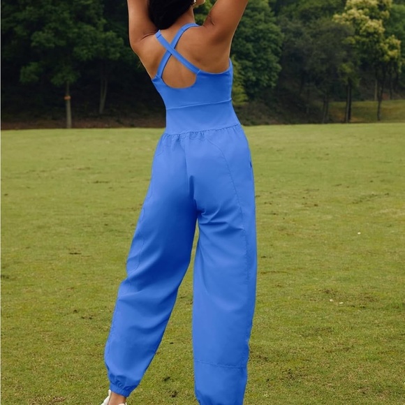 Athletic Blue Onesie Romper Size S NWT - Picture 2 of 12